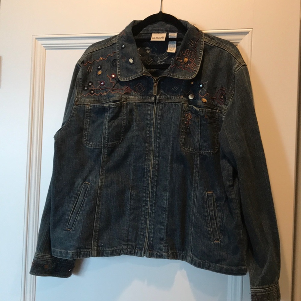 Chico’s Jean Jacket with style
